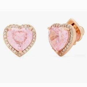 Kate Spade My Love Pavé Heart Studs